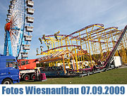 Fotos & 2 Videos Oktoberfest Aufbau 2009 vom 07.09.2009 (Foto: MartiN Schmitz)